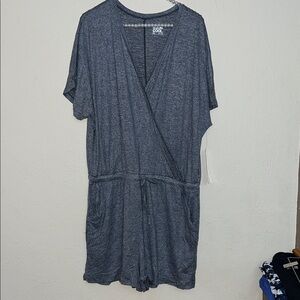 32 Degrees XL inky HY indigo romper nwt
